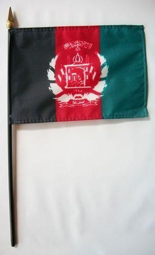[30022] Afghanistan 4" x 6" Mounted Flags