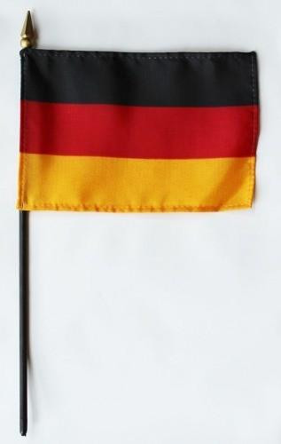 Germany 4" x 6" Mounted Flags