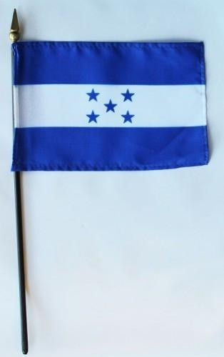 [31892] Honduras 4" x 6" Mounted Flags