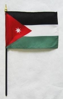 Jordan 4" x 6" Mounted Flags