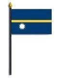 Nauru 4" x 6" Mounted Flags