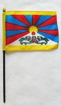 [34107] Tibet 4" x 6" Mounted Flags