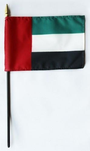 [34278] United Arab Emirates 4" x 6" Mounted Flags