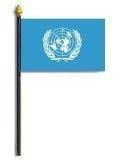 United Nations 4" x 6" Mounted Flags
