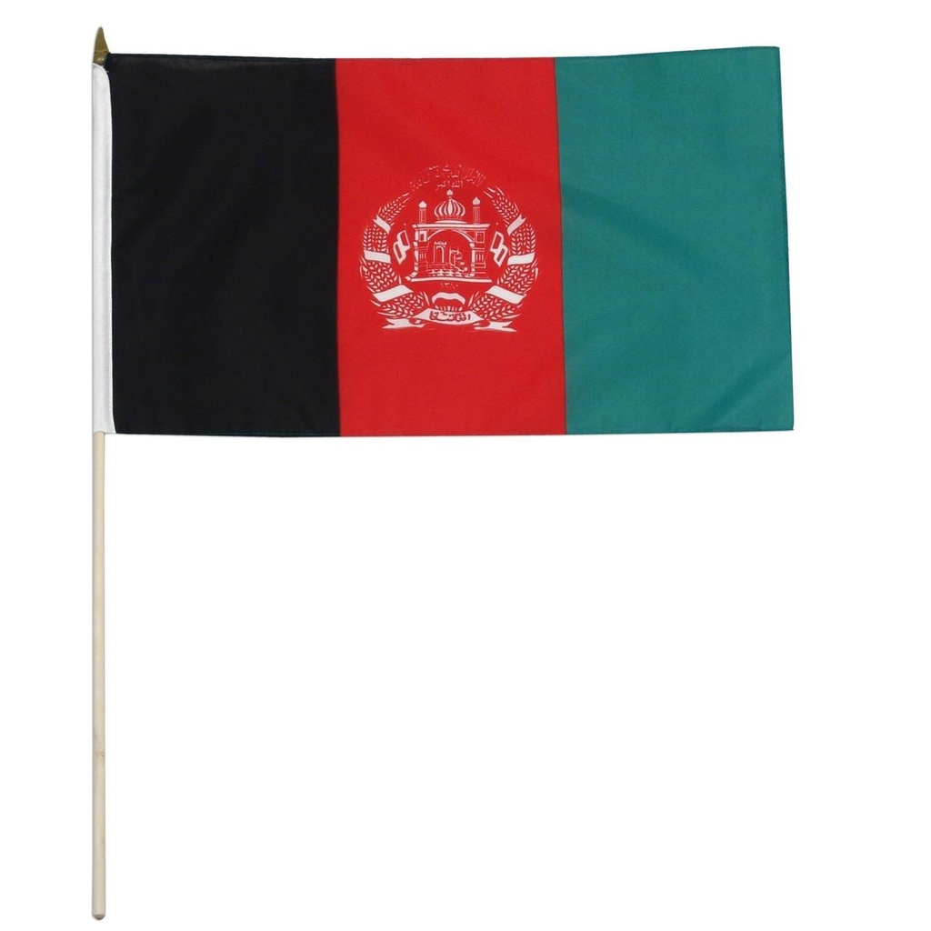 [STI-afghanistan] Afghanistan 12" x 18" Mounted Flag