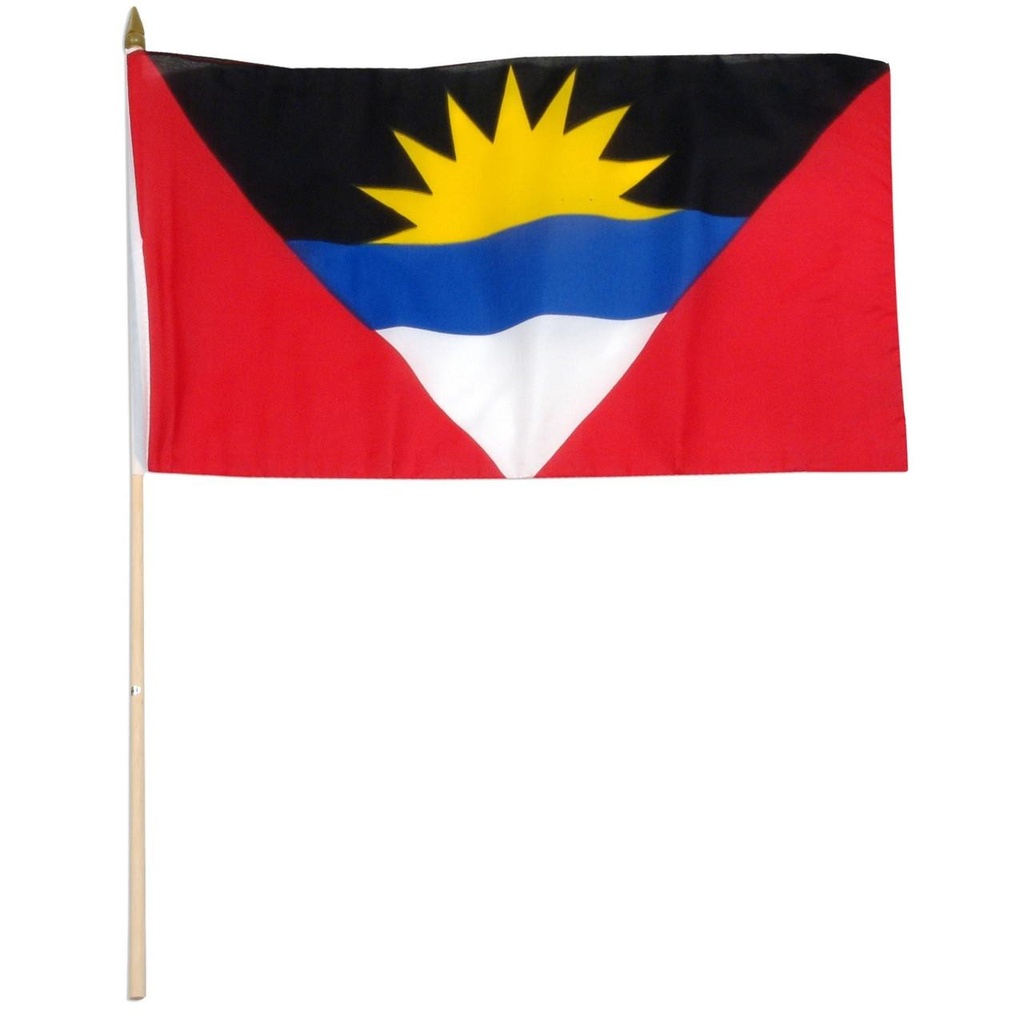 [STI-ANTIGUA] Antigua & Barbuda 12" x 18" Mounted Flag