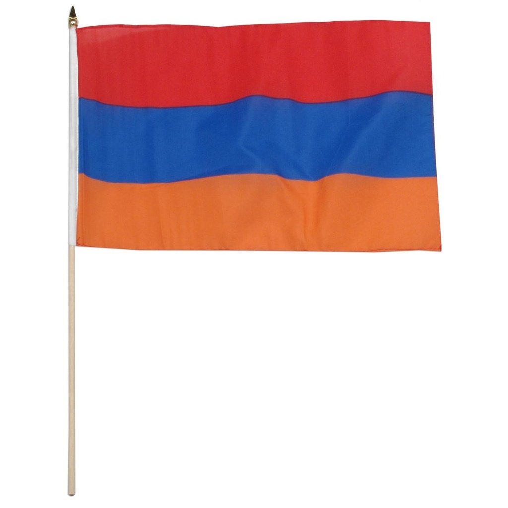 Armenia 12" x 18" Mounted Flag