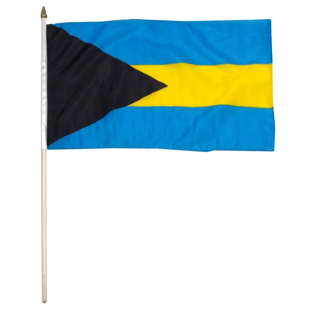 Bahamas 12" x 18" Mounted Flag