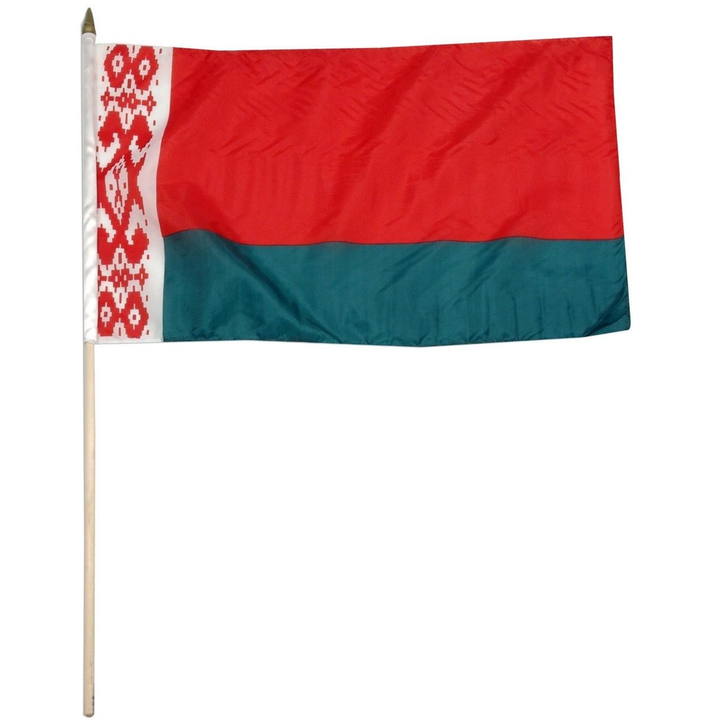 Belarus 12" x 18" Mounted Flag
