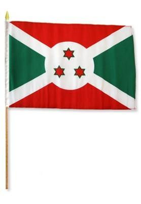 [STI-Burundi] Burundi 12" x 18" Mounted Flag
