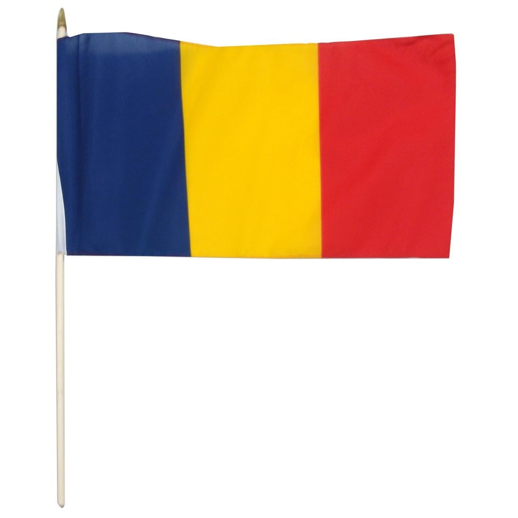 [STI-Chad] Chad 12" x 18" Mounted Flag
