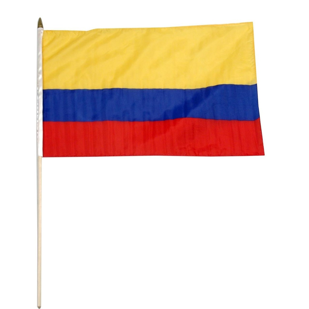 [STI-Colombia] Colombia 12" x 18" Mounted Flag
