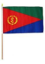 Eritrea 12" x 18" Mounted Flag
