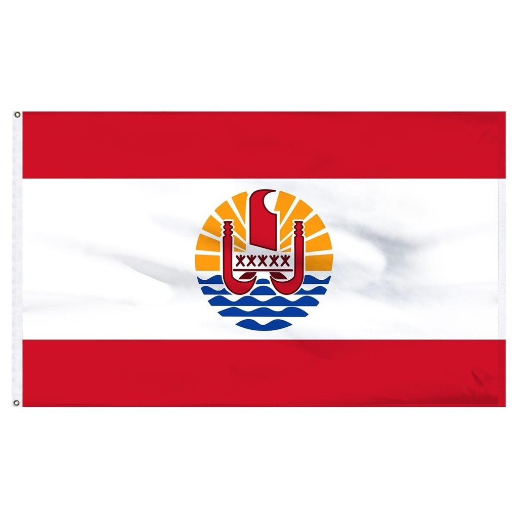 French Polynesia 2' x 3' Light Weight Polyester