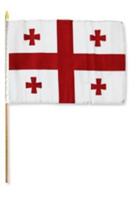[STI-georgiacountry] Georgia Republic 12" x 18" Mounted Flag