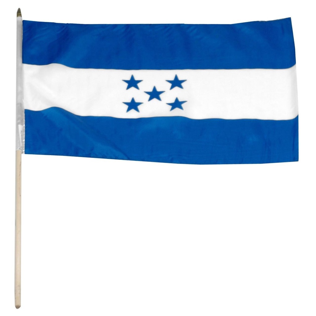 Honduras 12" x 18" Mounted Flag