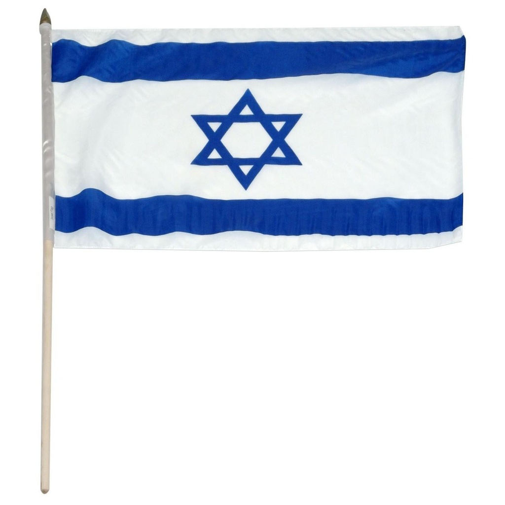 [STI-Israel] Israel 12" x 18" Mounted Flag