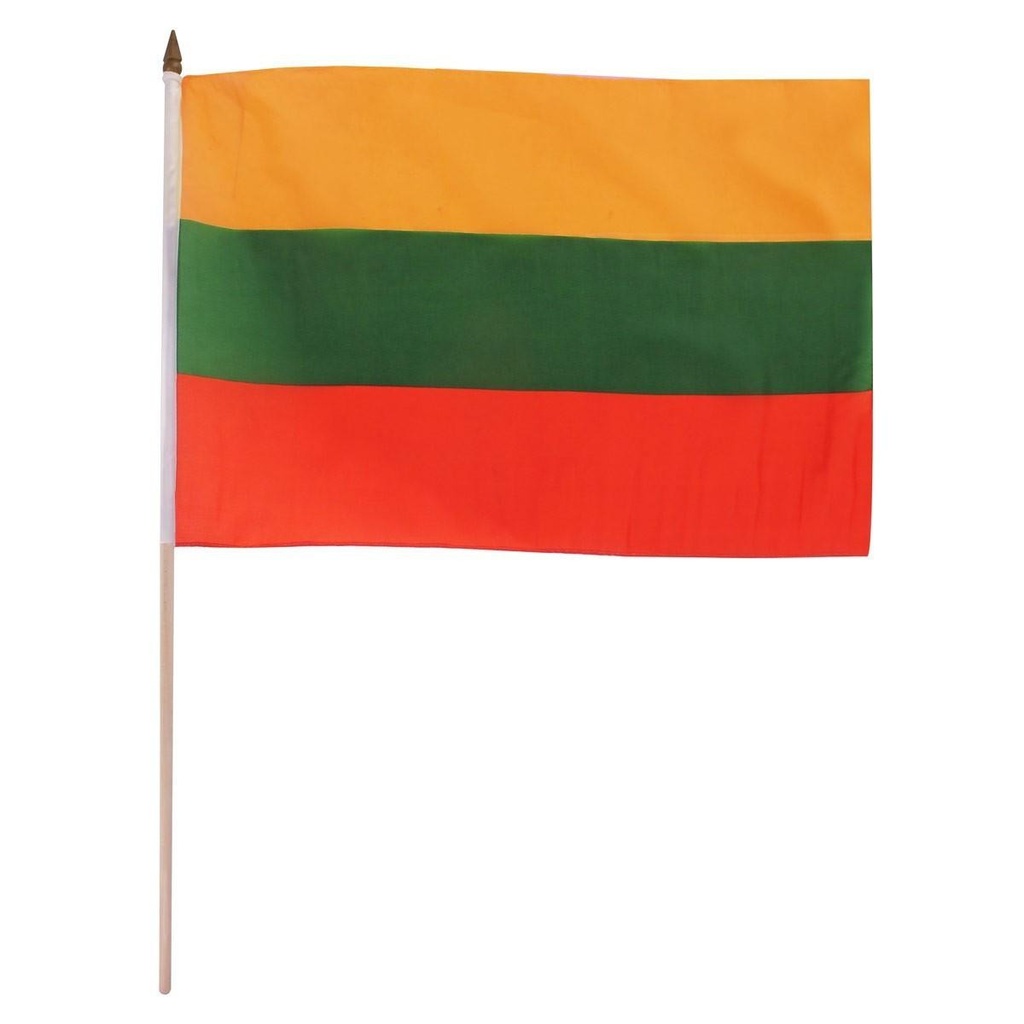 [STI-Lithuania] Lithuania 12" x 18" Mounted Flag
