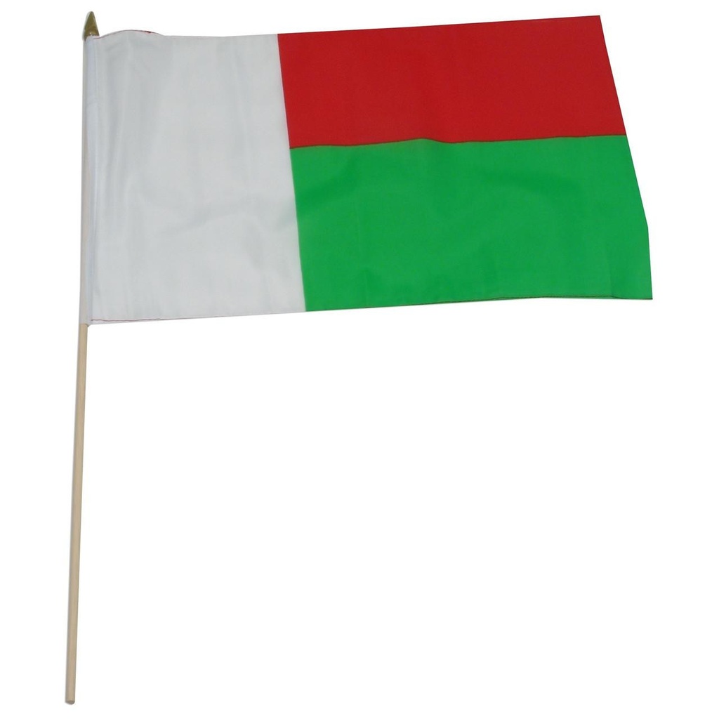 [STI-Madagascar] Madagascar 12" x 18" Mounted Flag
