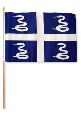 [STI-Martinique] Martinique 12" x 18" Mounted Flag