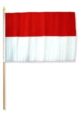 [STI-Monaco] Monaco 12" x 18" Mounted Flag