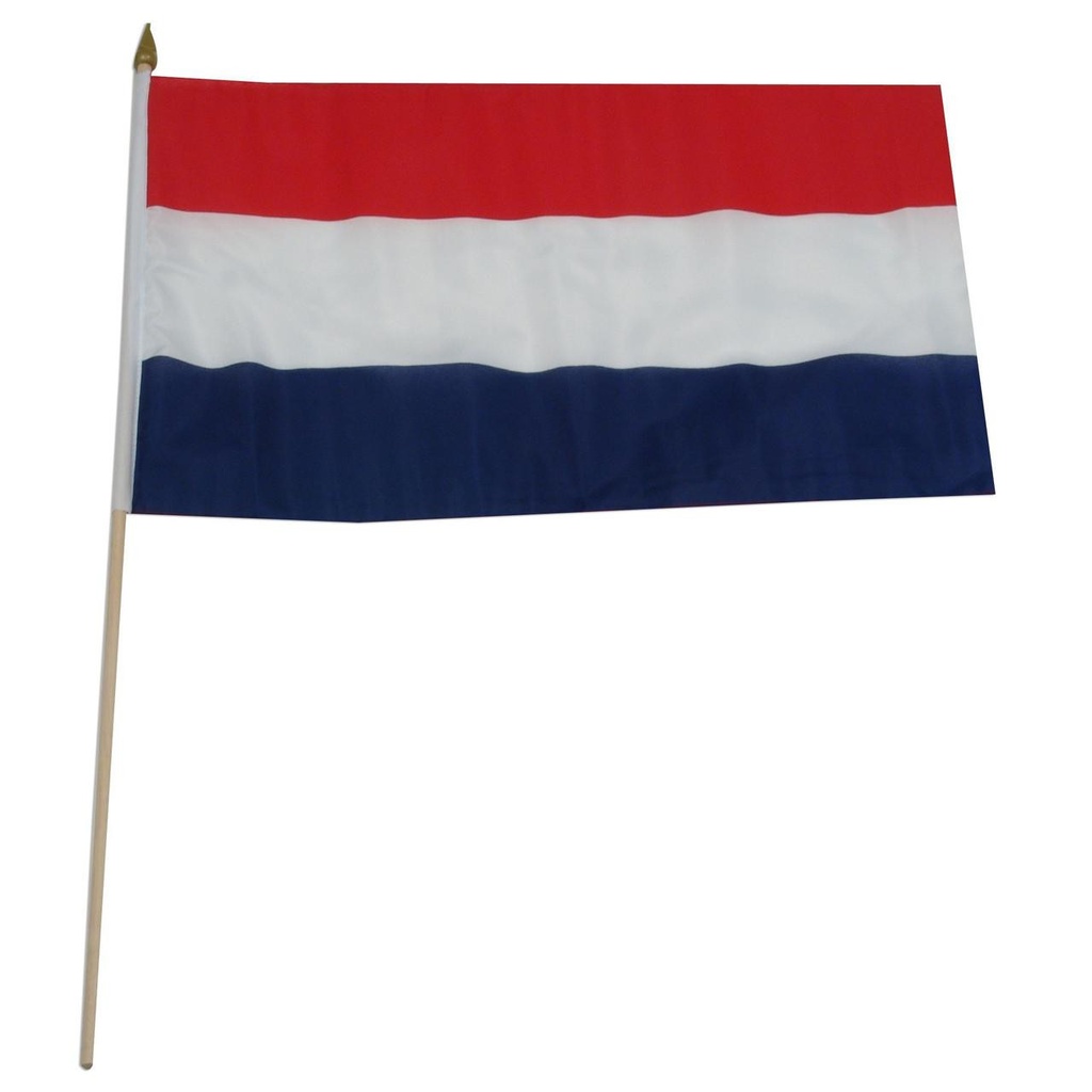Netherlands 12" x 18" Mounted Flag