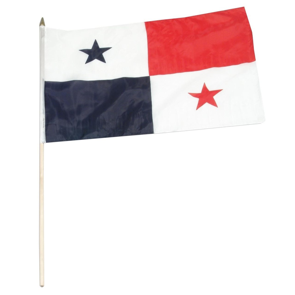 Panama 12" x 18" Mounted Flag