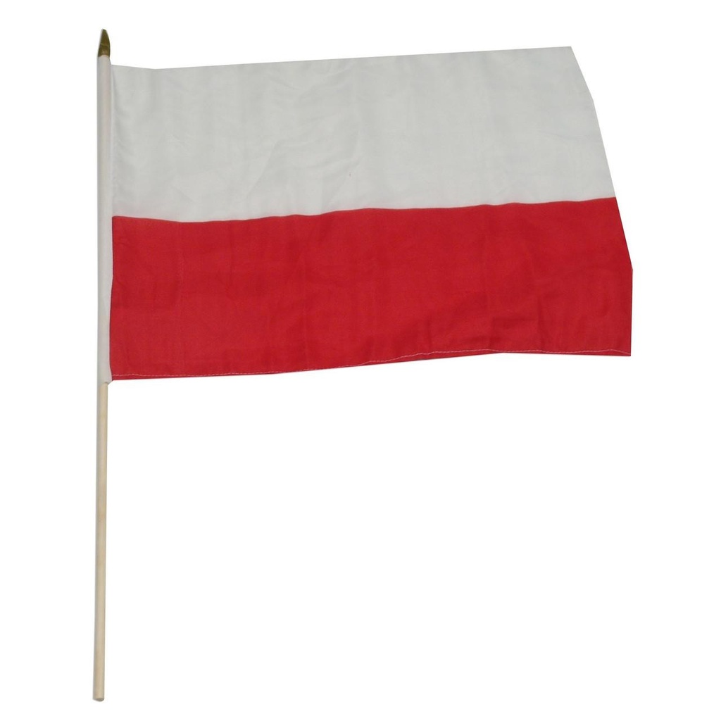 Poland 12" x 18" Mounted Flag