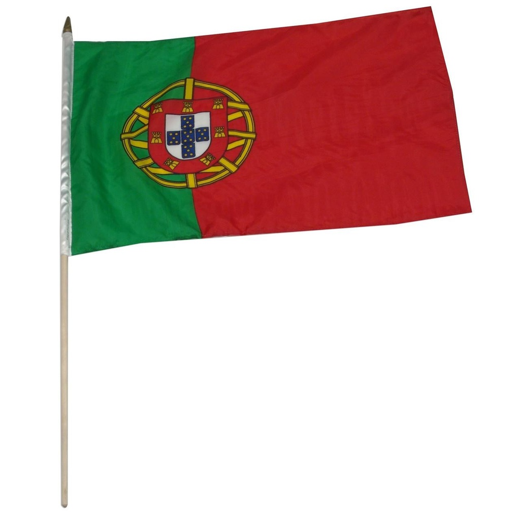 [STI-Portugal] Portugal 12" x 18" Mounted Flag