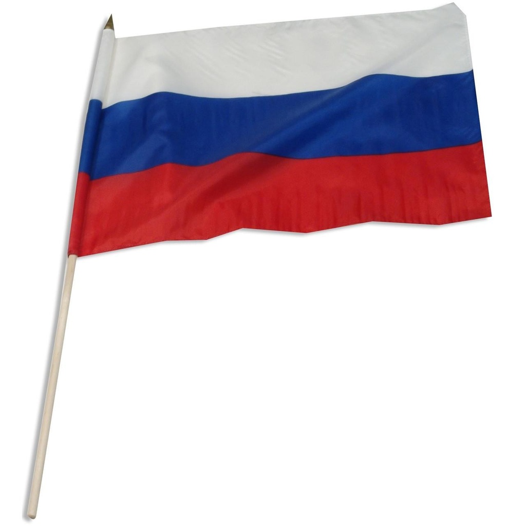 Russia 12" x 18" Mounted Flag