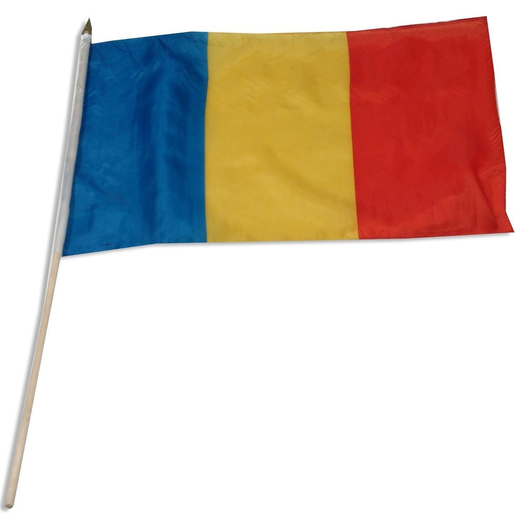[STI-Romania] Romania 12" x 18" Mounted Flag