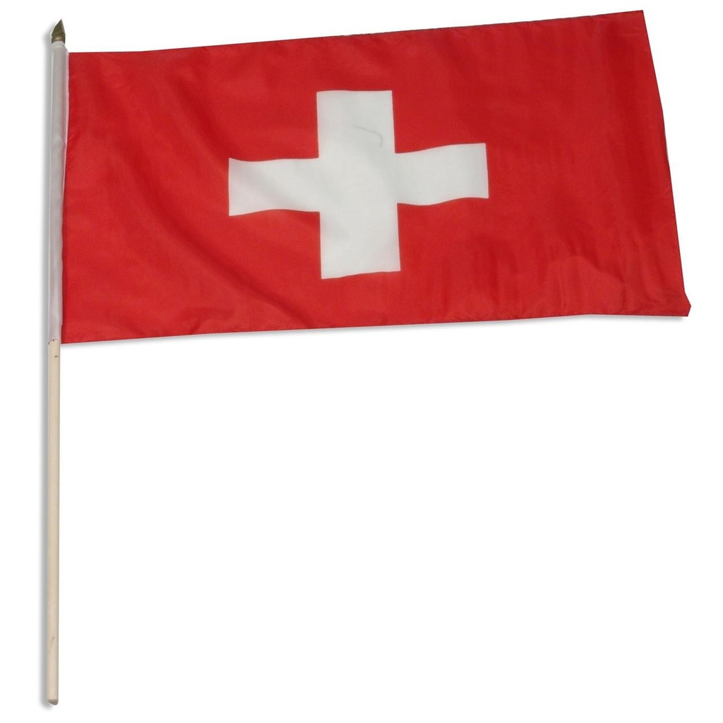 [STI-Switzerland] Switzerland 12" x 18" Mounted Flag