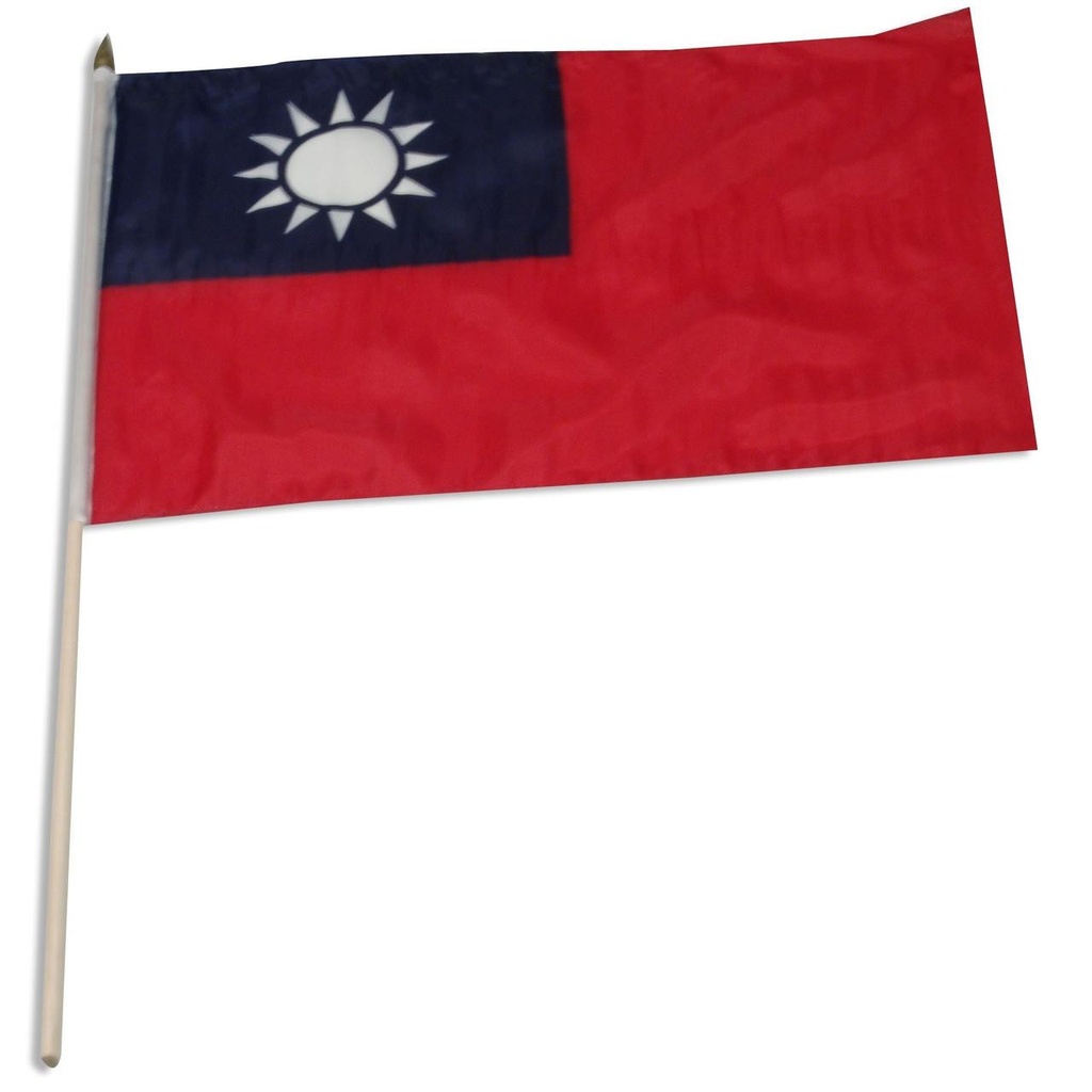 [STI-Taiwan] Taiwan 12" x 18" Mounted Flag