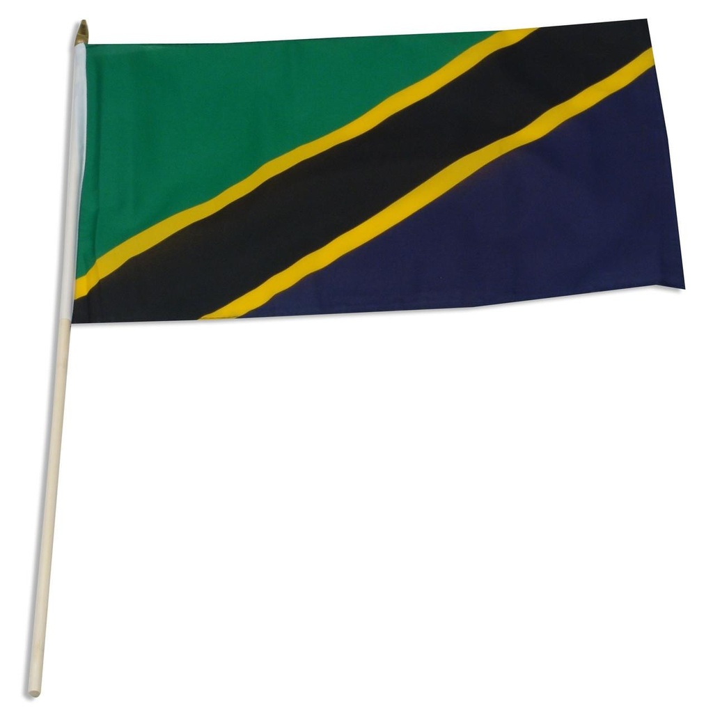 [STI-Tanzania] Tanzania 12" x 18" Mounted Flag