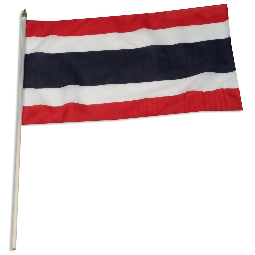 Thailand 12" x 18" Mounted Flag