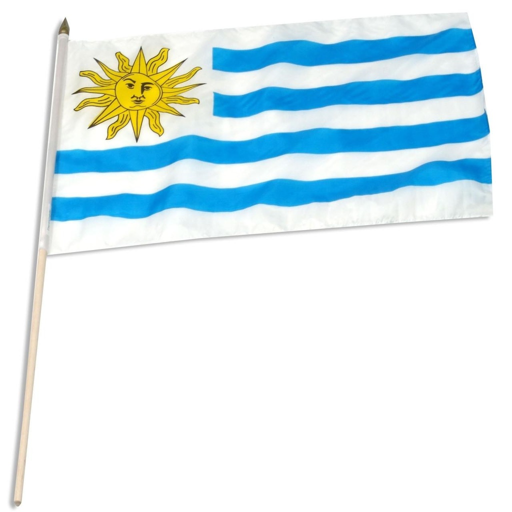 [STI-Uruguay] Uruguay 12" x 18" Mounted Flag