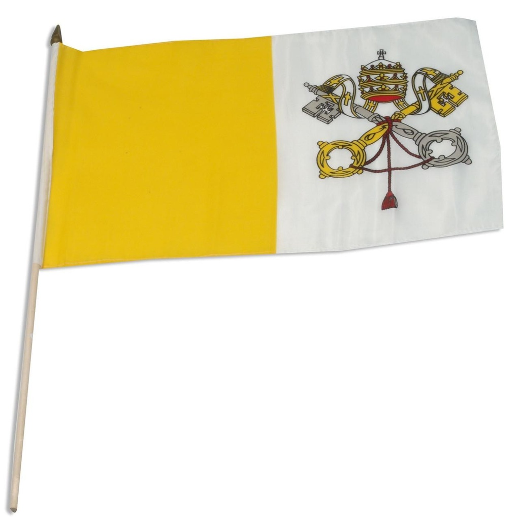 [STI-vaticancity] Vatican City (Papal) 12" x 18" Mounted Flag