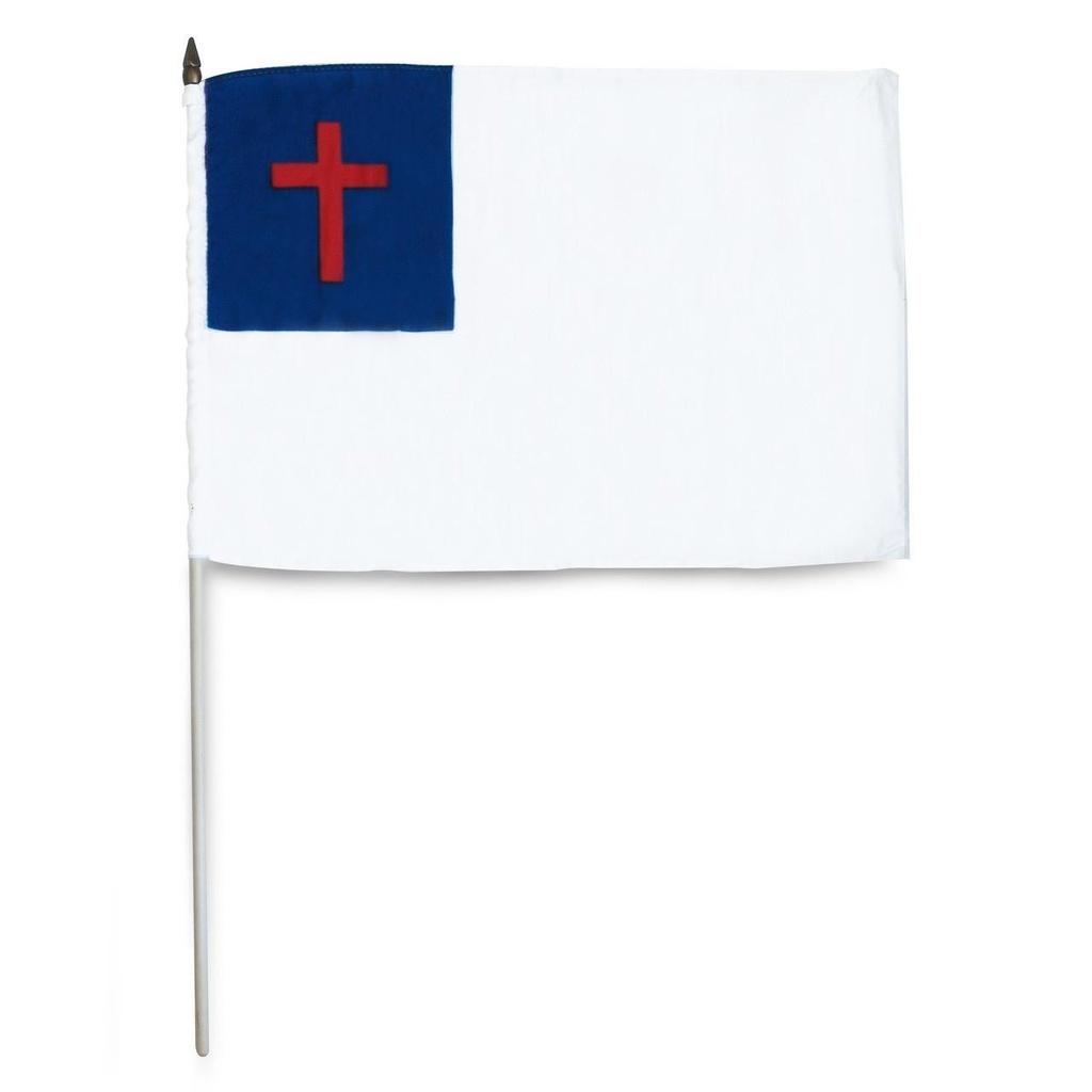 [STI-Christian] Christian 12" x 18" Mounted Flags